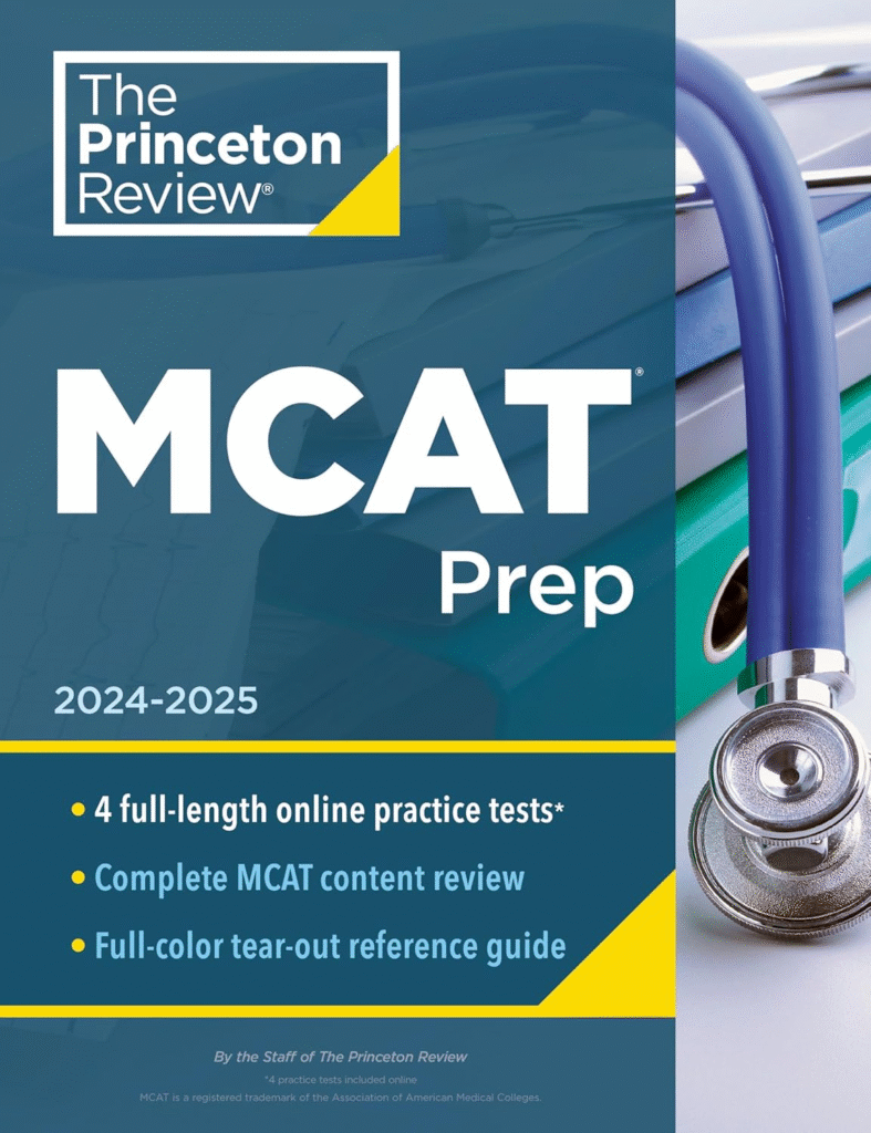Princeton Review MCAT Prep, 2024–2025: 4 Practice Tests + Complete Content Coverage