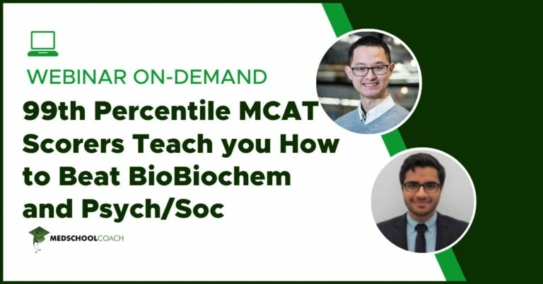MedSchoolCoach Free MCAT Diagnostic Exam & Webinars