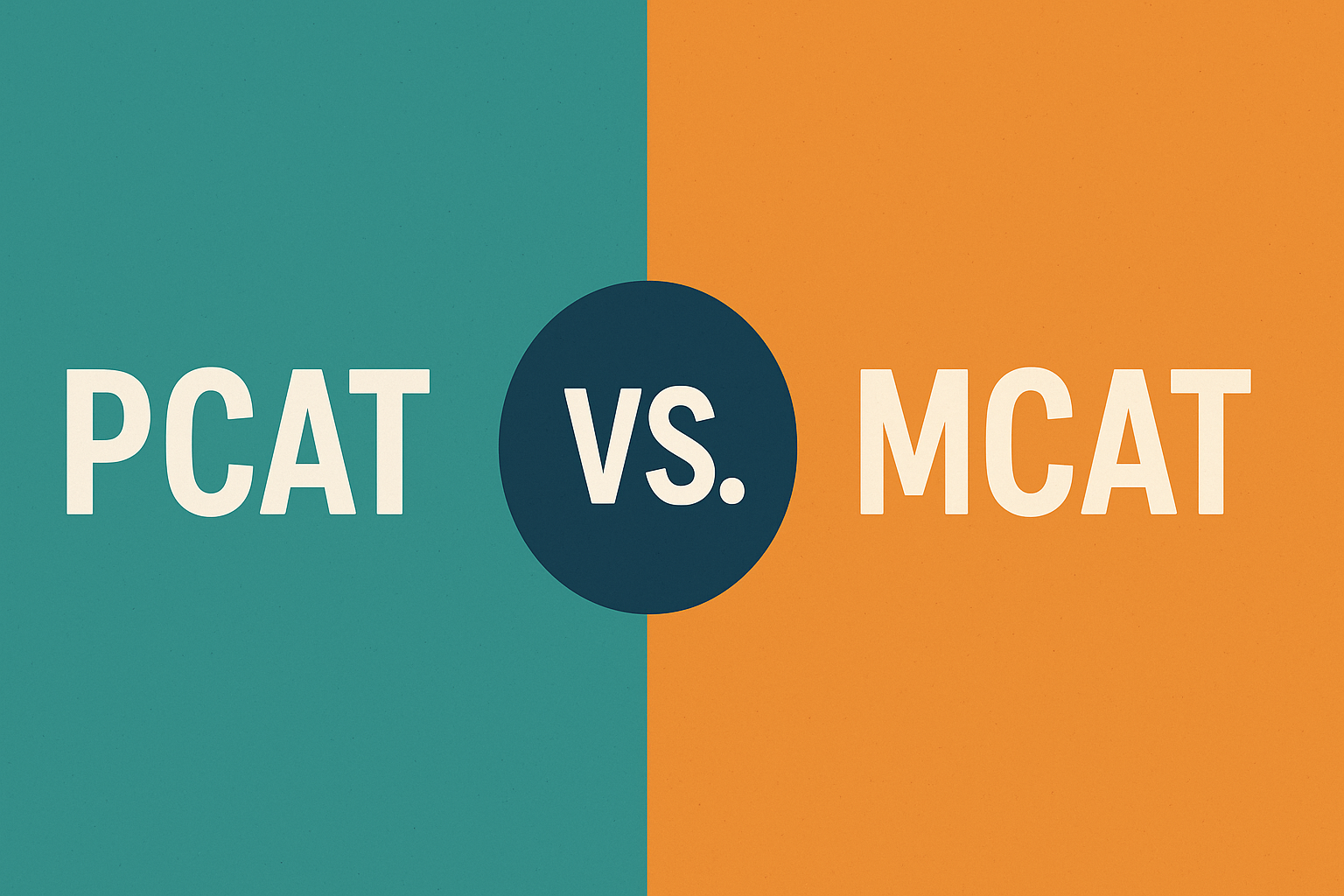 PCAT vs. MCAT Preparation Time and Difficulty